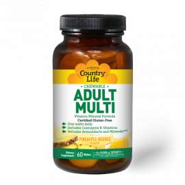 Buy Country Life Chewable 60 Adult Multi Vitamin Tablets Supplement in [storefront]