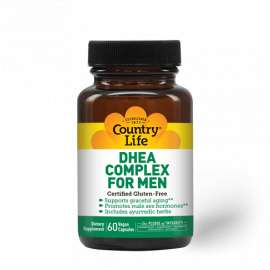 Buy Country Life Dhea Complex For Men 60Capsules Supplement in [storefront]