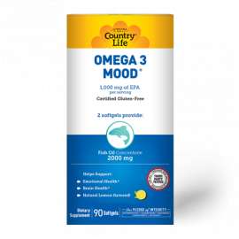 Buy Country Life Omega 3 Mood 90Softgels Supplement in [storefront]