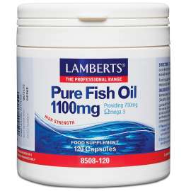 Buy Lamberts 1100mg Pure Fish Oil 60 Capsules Supplement in [storefront]