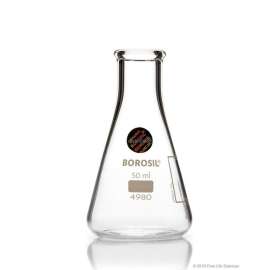 Buy Borosil 50ml Glass Conical Flask in [storefront]
