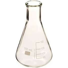 Buy Borosil 150ml Glass Conical Flask in [storefront]