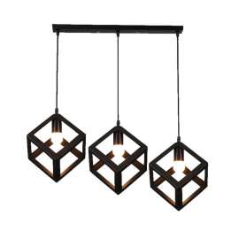 Buy Tronic PL 0860-ME-BK Vintage Style Loft Iron Metal Pendant in [storefront]
