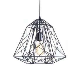 Buy Tronic PL 1692-BK Vintage Industrial Caged Pendant Black in [storefront]