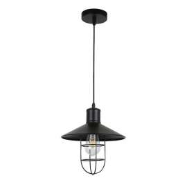 Buy Tronic PL 7146-BK Black Vintage Pendant Glass Cage Light in [storefront]