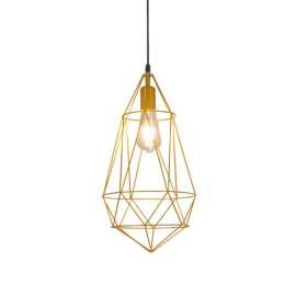 Buy Tronic PL 8063-GO Gold Diamond Cage Pendant Lamp in [storefront]
