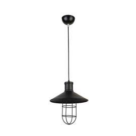 Buy Tronic PL 8265-BK Black Vintage Pendant Glass Cage Light in [storefront]