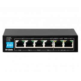 Buy D-Link DES-F1006P-E/B 6-Port Unmanaged PoE Switch in [storefront]