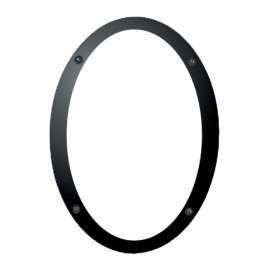 Buy Tronic BH J600-B1-BK Oval Bulkhead in [storefront]