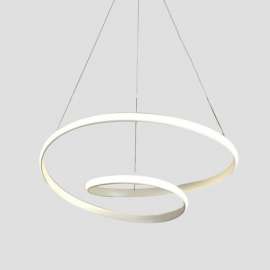 Buy Tronic WH 2021-0404-TC Sleek Twisted LED Hanging Light in [storefront]