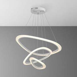 Buy Tronic  WH 2021-0405-TC Modern 3-Ring LED Pendant Light in [storefront]