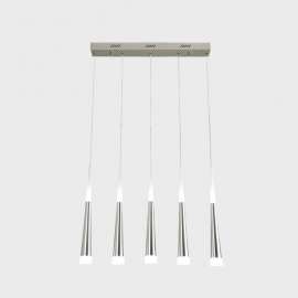 Buy Tronic WH 2021-05SL-DL Acrylic Modern 5 LED Hanging Light in [storefront]
