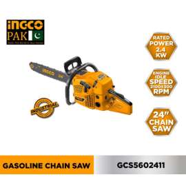 Buy Ingco GCS5602411 62cc 24" Gasoline Chain Saw in [storefront]