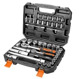 Buy WOKIN 155545 45pcs 1/4inch & 1/2inch Socket Set in [storefront]