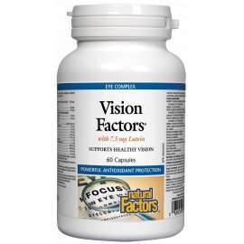 Buy Natural Factors Vision Factors with 7.5mg 60 Lutein Capsules in [storefront]