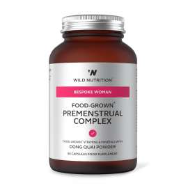 Buy Wild Nutrition Bespoke Woman Food-Grown Premenstrual Complex 60 Capsules in [storefront]