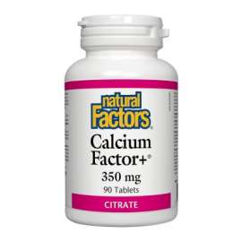 Buy Natural Factors 350mg Calcium Factor+ 90 Tablets in [storefront]