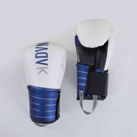 Buy Outshock White/Blue Boxing Gloves in [storefront]