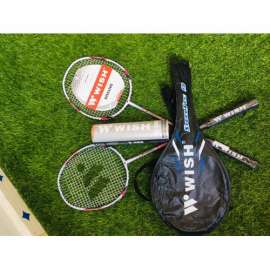 Buy Wish No.9K Badminton Racket Set in [storefront]