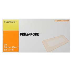 Buy Smith and Nephew 20cm by 10cm 20Pack Primapore Adhesive Wound Dressing in [storefront]