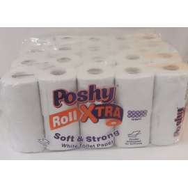 Buy Poshy Roll Xtra 150Sheet 40Roll Unwrapped Toilet Tissue Bale in [storefront]