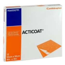 Buy Smith and Nephew 10cm by 10cm Acticoat Antimicrobial Barrier Dressing in [storefront]