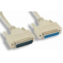 Buy Serial 25 pin Cable, Gender Type: male to female in [storefront]