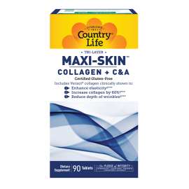 Buy Country Life Maxi Skin Collagen 90 Tablets Supplement in [storefront]