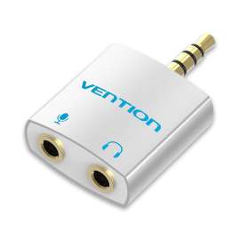 Buy Vention 4 Pole 3.5mm Male to 2*3.5mm Female Audio Adapter in [storefront]