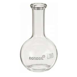 Buy Borosil 5000ml Flat Bottom Boiling Flask in [storefront]