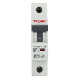 Buy Tronic MC 1063-6K Single Pole 63A MCB in [storefront]