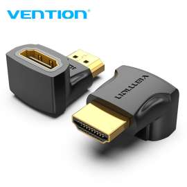 Buy Vention HDMI 90 Degree Male to Female Black  Adapter in [storefront]