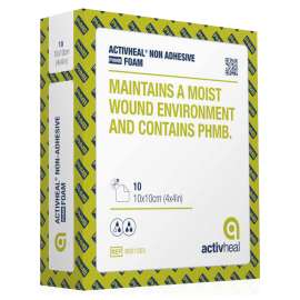 Buy Activheal PHMB 10cm by 10cm 10Pack Foam Dressing in [storefront]