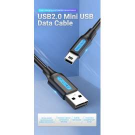 Buy Vention USB 2.0 A Male to Mini-B Male 0.5M Cable in [storefront]