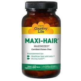 Buy Country Life Maxi Hair 60Tablets Supplement in [storefront]