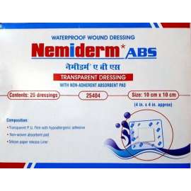 Buy Nemiderm 10cm by 10cm 25Pack Transparent Film Dressings in [storefront]