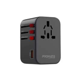 Buy Promate GaNFast Travel Adapter in [storefront]