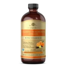 Buy Solgar 473ml Liquid Calcium Magnesium Citrate with Vitamin D3 Supplement in [storefront]