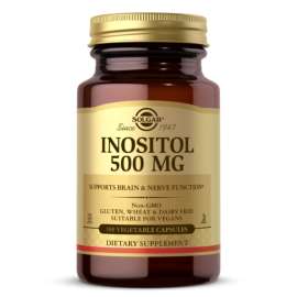 Buy Solgar 500 mg Inositol 100Vegetable Capsules Supplement in [storefront]