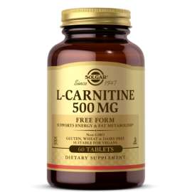 Buy Solgar L-Carnitine 500 mg 60Tablets Supplement in [storefront]