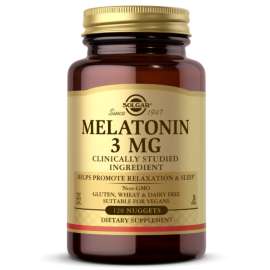 Buy Solgar Melatonin 3 mg 120 Nuggets Supplement in [storefront]