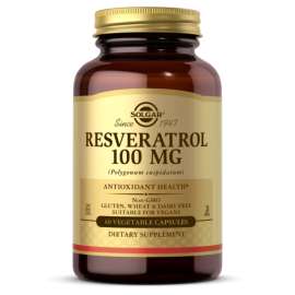 Buy Solgar Resveratrol 100 mg 60 Vegetable Capsules in [storefront]