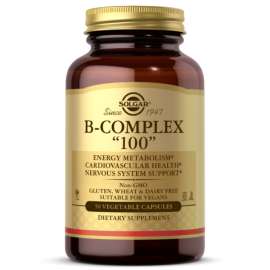 Buy Solgar Vitamin B Complex 100 Vegetable Capsules Supplement in [storefront]