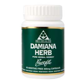 Buy BioHealth Damiana Herb 60 Capsules Supplement in [storefront]