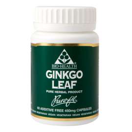 Buy BioHealth 450mg Ginkgo Leaf 60 Capsules Supplement in [storefront]