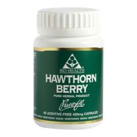 Buy BioHealth 450 mg Hawthorn Berry 60 Capsules Supplement in [storefront]