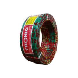 Buy Tronic TK SCRE-ST-0100-YG  10mm Yellow/Green Single Core Cable in [storefront]