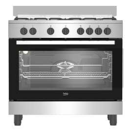 Buy Beko BGM 12125 EX 4 Gas 1 WOK Burner 90cm Cooker in [storefront]