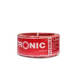 Buy Tronic TK FLEX-01-0010-RD 90M 1.0mm² PVC Insulated, Single Core Flexible Red Electrical Cable in [storefront]