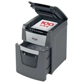 Buy Rexel Optimum AutoFeed+ 100X Automatic Cross Cut Paper Shredder in [storefront]